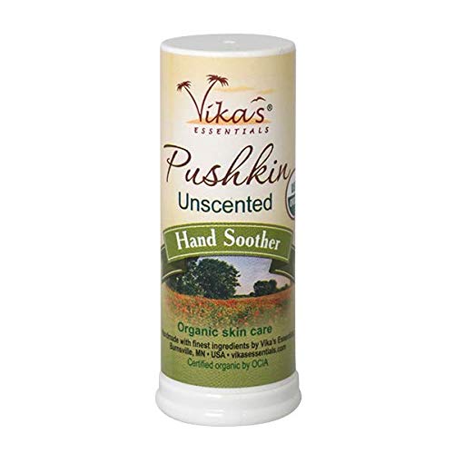 VIKAS ESSENTIALS Organic Unscented Hand Balm, 1 OZ