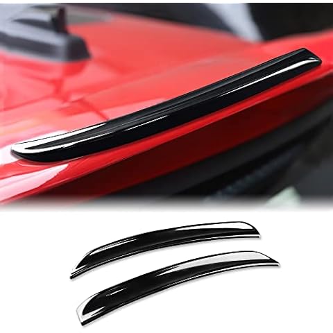 KUNGKIC Car Rear Trunk Boot Lip Wing Spoiler Trim Decal for MINI Cooper F55 F56 S/JCW 2014-2022 Tail Decoration Auto Accessories (Black) Cover