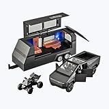 KAIXINYING 1:32 Simulation Pickup Truck Rv Model Simulation Sound and Light Return Toy Car Die Cast Metal Camper Boy Collection Ornament Gift (Gray)