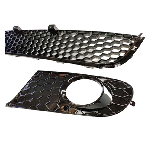 Rejilla superior e inferior de panal en ABS para parachoques de VW Golf 6 MK6 3