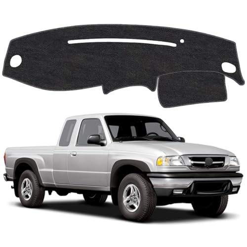 Image of Dash Cover Mat for Ford Ranger 1995-2011 / Explorer 1995-2001 / Mercury Mountaineer 1997-2001 / Mazda B2300 B2500 B3000 B4000 1995-2010 Dashboard Cover Mat Sunshade UV Rays Protector Accessories