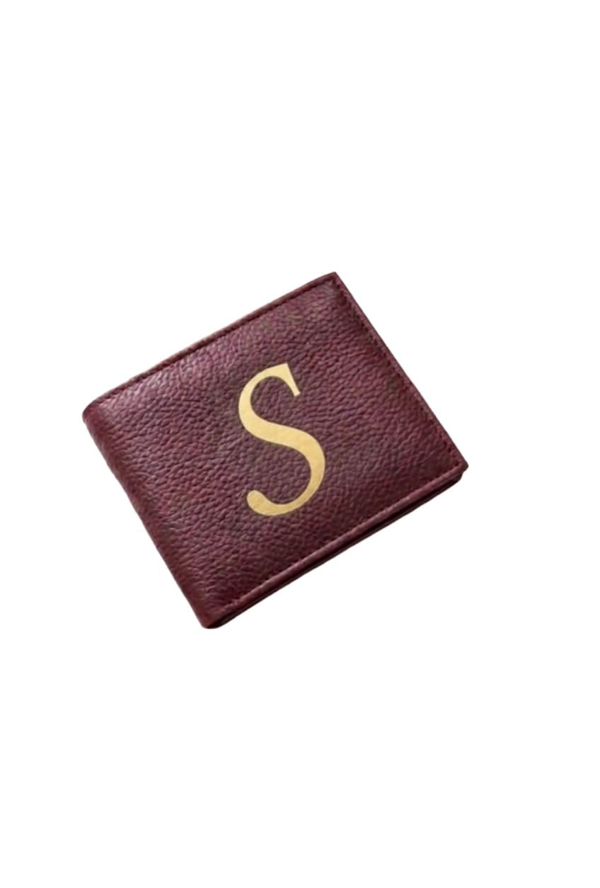 Men’s Classic Personalized Name Initial Wallet with Multi Card Holder - Golden Intial - Brown Wallet (BrownWallet-GoldenInitial) (BRNWallet-Goldens)-image-11
