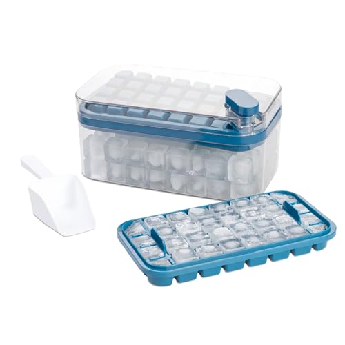 Set 4 piezas bandejas de hielo con cubeta y cuchara miniatura 7