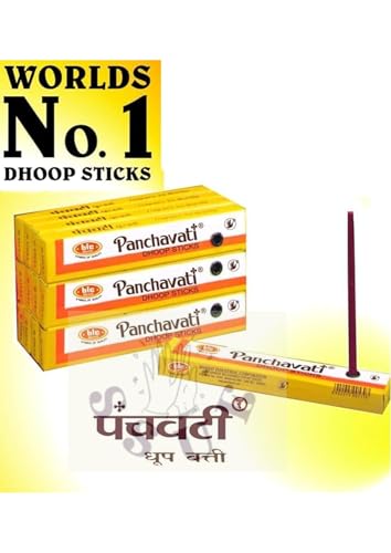 Image of SSR Panchavati Dhoop / Inscense Sticks 12 Boxes-1 Meditation and Enlightenment-Worship Temple