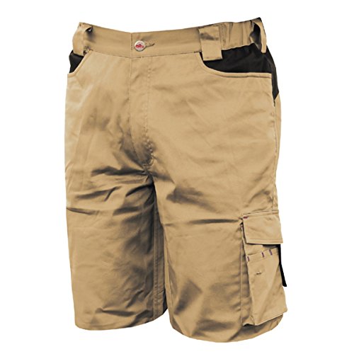 Indust.starter stretch - Pantalon corta/o talla xl beige/negro