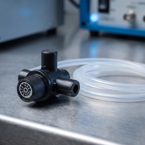 Válvula de flujo de aire ajustable de reemplazo para dispositivo de bienestar y máquina de masaje corporal, válvula de tres vías de plástico negro, accesorio portátil para spa y terapia en el hogar miniatura 5