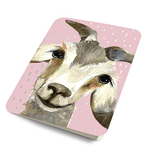 Image of Artisan Blank Note Cards by Studio Oh! - Rachel Brown Gilbert The Goat - Pack of 8 - 4.25 inch x 5.5 inch Printed Textured Art Paper Embellished with Foil Stamping Cards and Envelopes