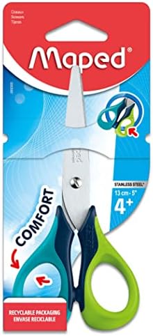 Maped Sensoft 3D Scissors 13cm 5 inch (Assorted Colours)