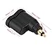 Qiilu 12-24V 3.3A Motorcycle Dual USB Charger Adapter, Power Adapter Cigarette Lighter Socket for Hella DIN Plug