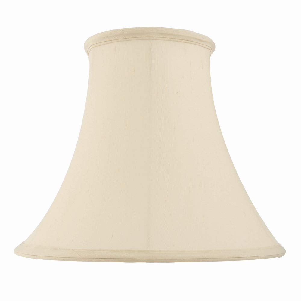 Round Bell Table Lampshade Light Shade (12 Inch), Cream Cotton Mix