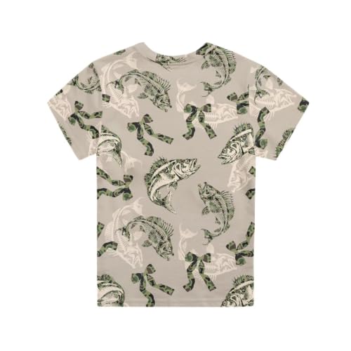 Image of Renewold Kids Novelty T-Shirt for Girls Boys Short Sleeve Crewneck Summer Tee Soft Breathable Graphic Shirt for Age 2-16