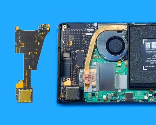 ElecGear Lector de Tarjetas de Juego y Micro SD Reemplazo para Switch OLED HEG-001, Game Card Reader Adaptador Módulo con Conector de Audio 3,5 mm, Kit de Herramientas de Reparación incluido - imagen 3