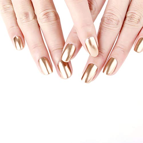 KinshopS Mirror Nail Polish Rose Color 6Ml Long-Lasting Nail Polish Girl Cute Nail Decoration Tool