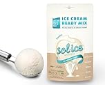 Sol-ice 0% Added Sugar Ice Cream Mix Powder | Fibre-Based | Whip with Just a Mixer or Machine | Dairy Keto Friendly | Vanilla 200g (makes 8-10 scoops)