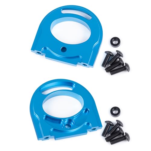 WEFEINO 2Pcs Aluminum Adjustable Motor Mount Heat Sink Upgrade Parts for 1/10 Tamiya TT02 TT02B RC On Road Touring Car