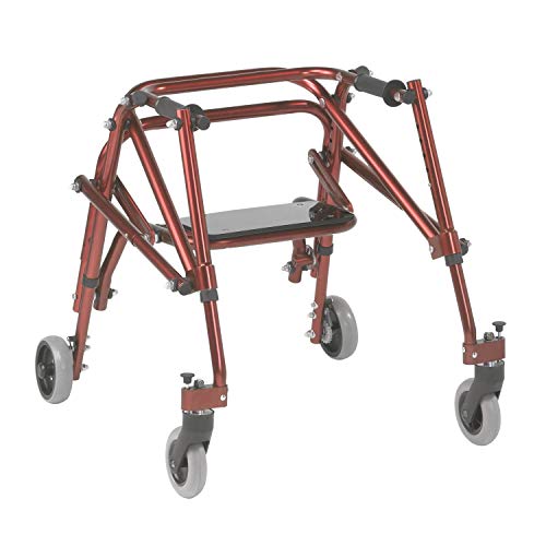 Inspired by Drive Nimbo 2G Posterior Walker with Seat Wizard Purple Small | Lightweight Posterior Walker with Padded Seat Lets Users Rest and Move Safely with Adjustable Sturdy Support product thumbnail 11
