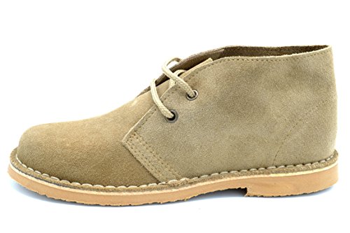 Made in Spain Bota Pisamierdas Unisex Piel Serraje, color arena (43)