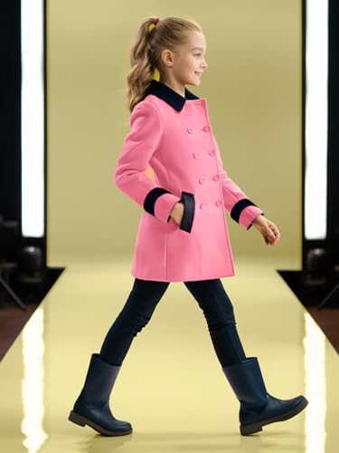 Naughty Ninos Girls Polyester Standard Length Trench Coat 5 Years-6 Years Pink - Image 3 thumbnail