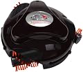 Grillbot Automatic Grill Cleaning Robot with Nylon Brushes, Electric BBQ Cleaner Brush with Motorized Power, Cordless Rechargeable Grill Scrubber for Outdoor Grills (Black)