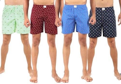 Image of ALPHABETS Men's Cotton Boxer Briefs
