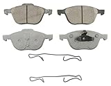 Wagner ThermoQuiet QC1044 Ceramic Disc Pad Set With Installation Hardware, Front