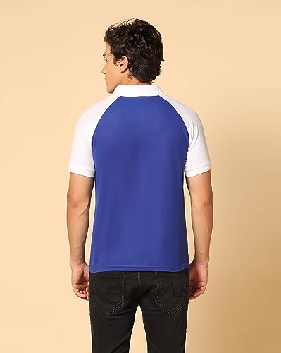 Image of INKKR Men's Regular Fit T-Shirt ((FACTORY-A11)-(XL)-Royal FCT11 05