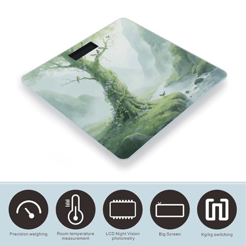 Green Tree of Life Balanza Digital con Pantalla LCD de 400 Lb miniatura 3