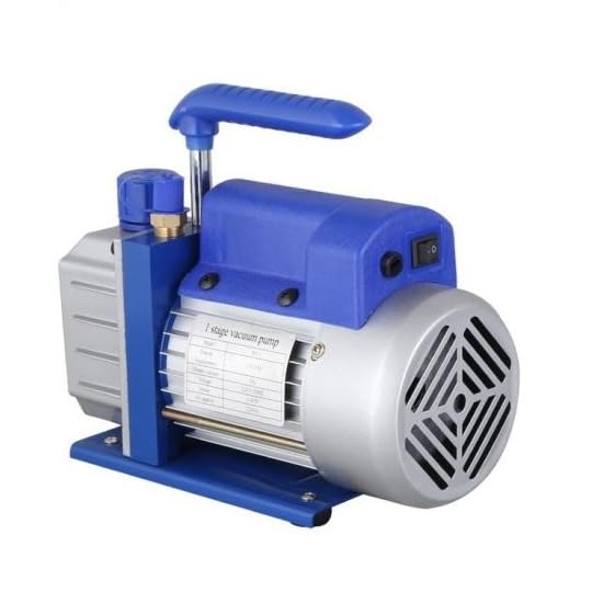 Bomba de vacío de paletas rotativas, 110 V, para sistemas HVAC y refrigeración de aire acondicionado, mantenimiento automotriz y doméstico, sin aceite incluido miniatura 2