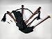Mini bagpipe Rosewood irish black watch cover cord brown color Starter for beginner junior set comes with 2 free reeds