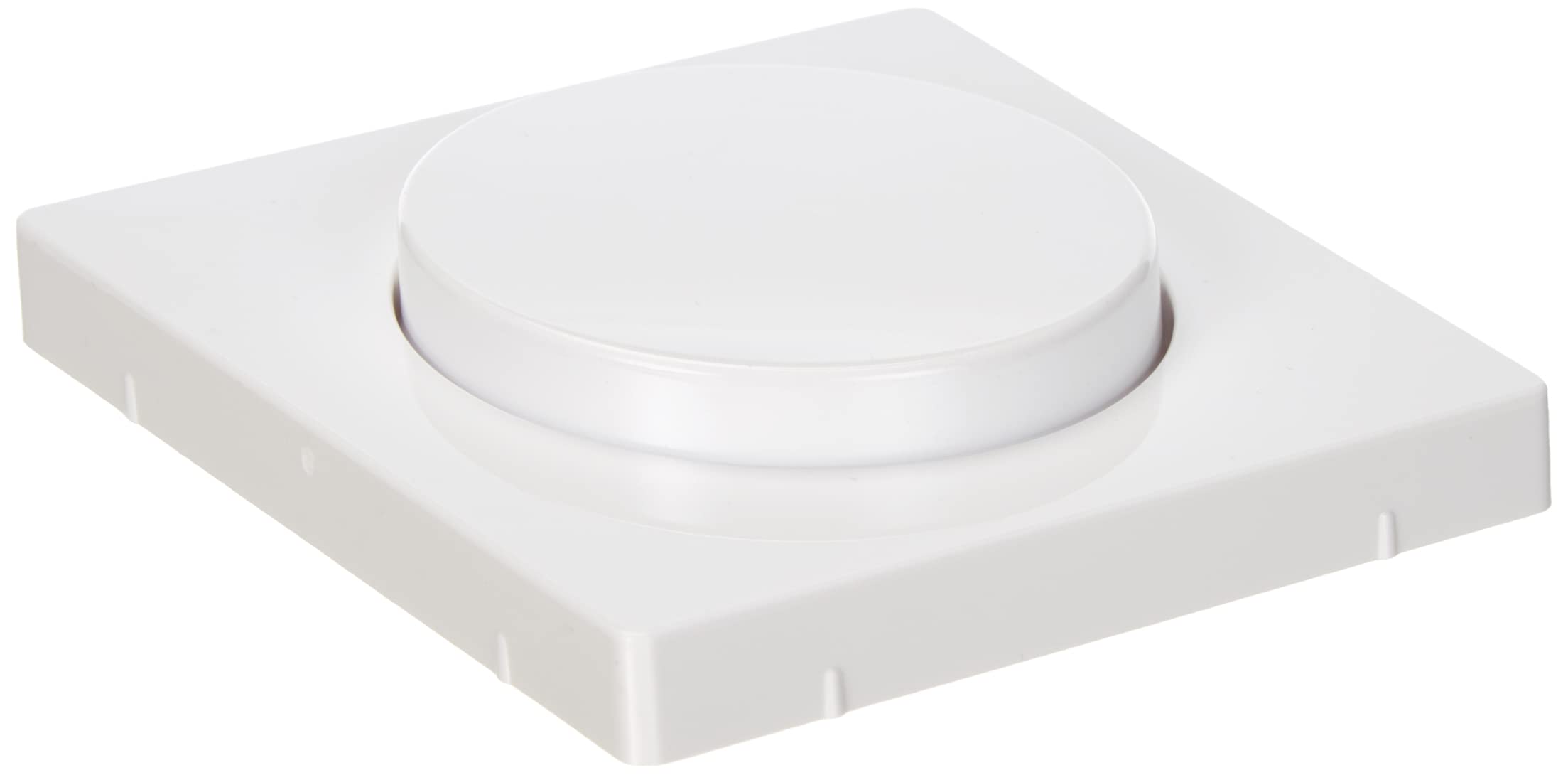 Schneider Electric Merten Central Plate with Rotary Knob, Rotary Dimmer System Design, Lotus White, Item Number MEG5250-6035