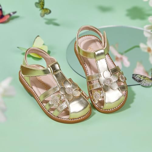 Image of Kiderence Toddler Girls Sandals Little Girls Kids Summer Shoes Toddler Sandals