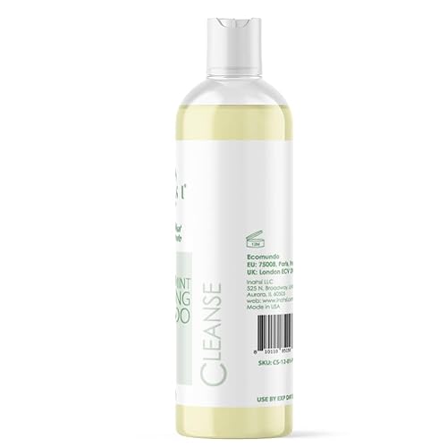 Miniatura 3 de INAHSI Champú aclarante calmante de menta  Champú para el cabello para hombres, mujeres, bebés o niños con cabello rizado  Productos para el cabello