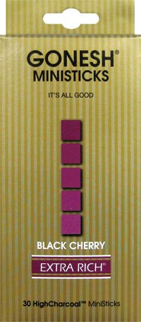 GONESH ミニスティック BLACK CHERRY 30本入 X 2個セット