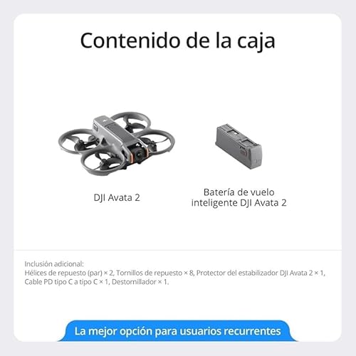 Variante de DJI dron profesional Avata 2 POV con protector de hélices