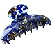 Prettyou Large Size 3.5" Handmade Celluloid French Design Barrettes Tortoise Shell Claw Fashion Accessories Hair Clip for Women (C)