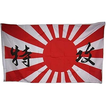 Amazon Com Aes 3x5 Imperial Japan Japanese Rising Sun Script 150d Polyester Flag 3 X5 Banner House Banner Double Stitched Fade Resistant Premium Quality Patio Lawn Garden