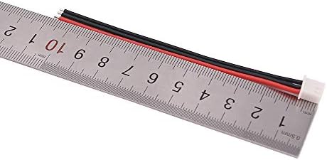OliRC 10pcs 4" / 10cm JST-XH 2S Balance Plug Connector Adapter Lead Wire 22awg Silicone Cable for RC Lipo Battery Charger(C122-10)