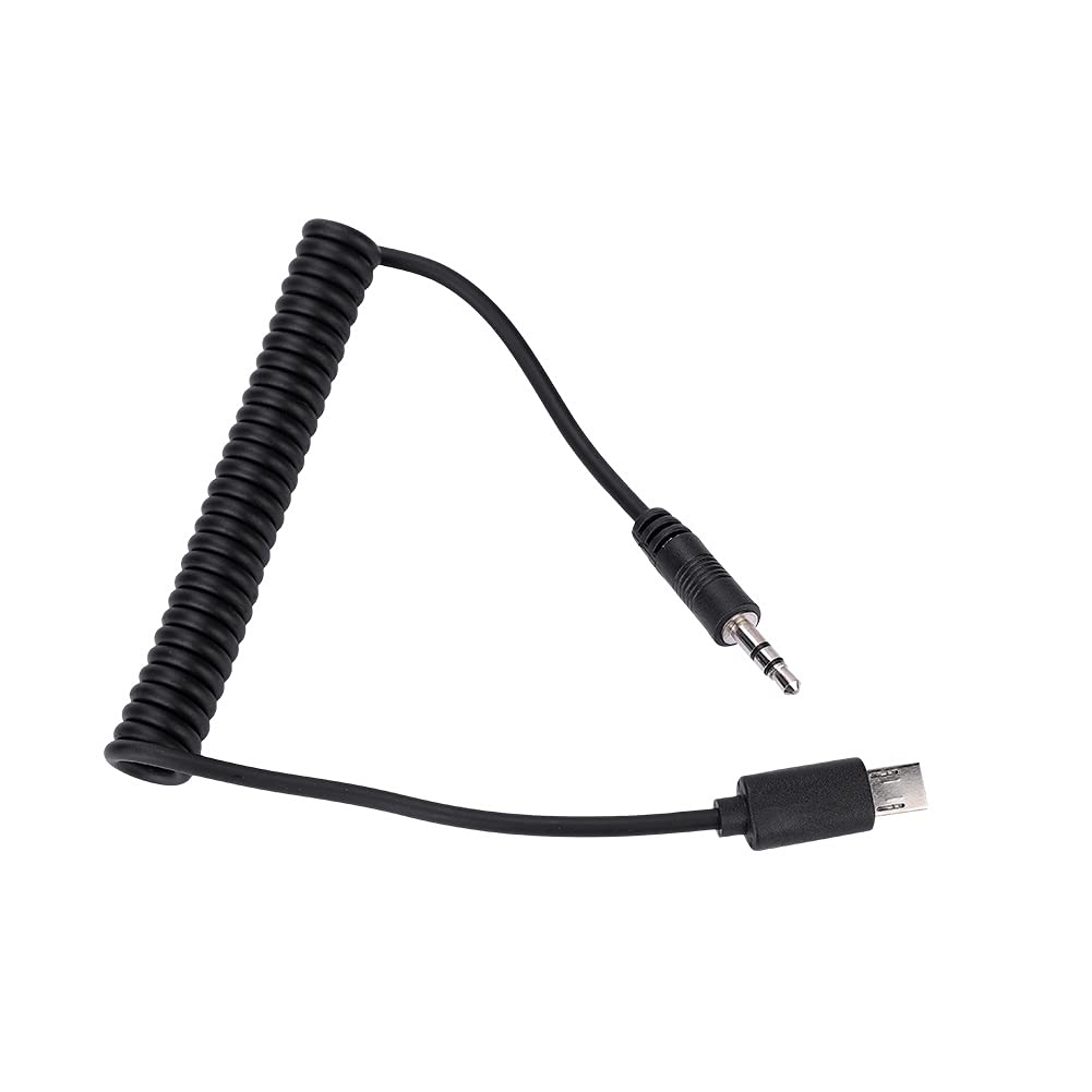 RM-VPR1 3,5 Mm/2,5 Mm Kabel Zwalniający Migawkę S2 do Aparatu, łączy Zdalny Wyzwalacz z Aparatem, do RX1/RX10/RX100/A7S/A7R/A7/A7II/A7III/A9/A58/77M2/99M2/A3500/A5000(3,5