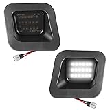 LESAUCE Full LED License Plate Light Tag Light For 2003-2018 Dodge RAM 1500 2500 3500 Pickup Truck,