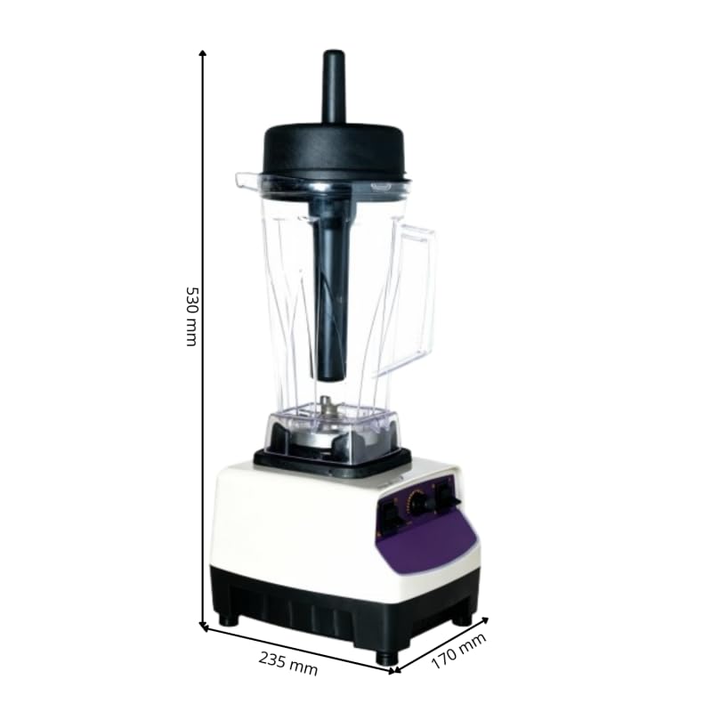 Blender Professionnel 2L - 1600W - 26 000 tr/min - Haute Performance - Mixage Rapide