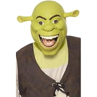 Smiffys Careta de látex de Shrek, Verde Halloween, Carnaval