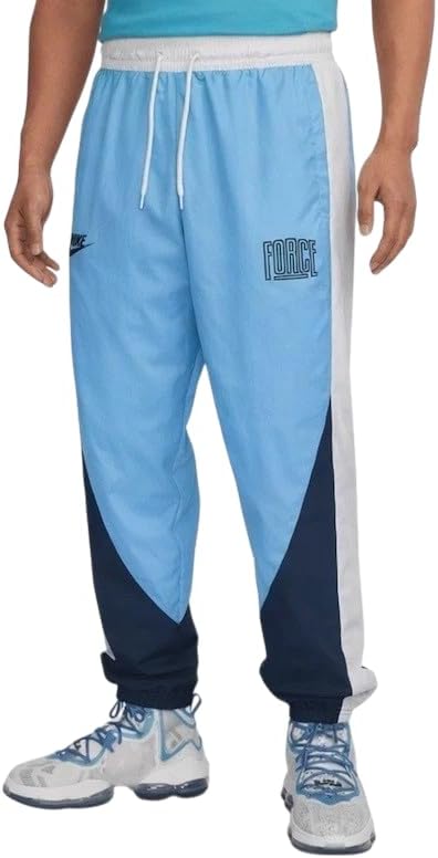 Nike Force Starting 5 Warm Up Basketball Pants Blue Mens sz Large