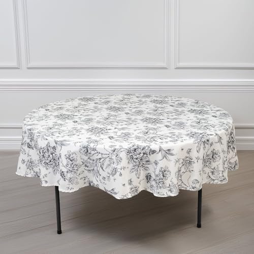 Efavormart Polyester Round Tablecloth 90