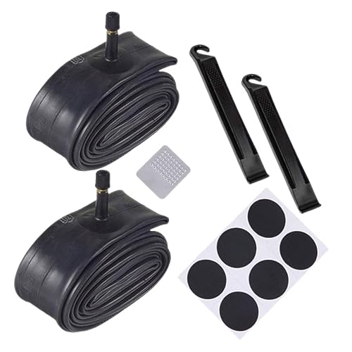 WOONEKY 1 Set Mountain Bike Inner Tube Inner Tubes Tire Levers Repair Kit Patch Bags Easy to Install Durable High Strength for Quick Bicycle Tire Repairs