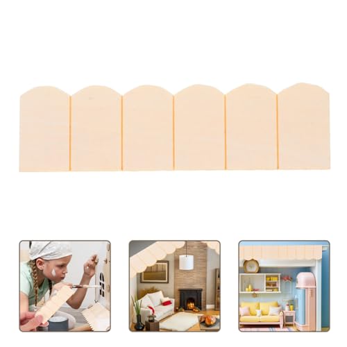 VICASKY Dachschindeln Vogelhaus Gartenhaus Schindeln Holzschindeln Dachziegel Aus Filz Mini Selbstklebend Dachpappe Puppenhausschindeln Zedernholzschindeln Puppenhäuser Puppenhausziegel Teiliges