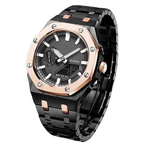 Boîtier de montre en métal GA-B2100 MOD Kit avec bracelet acier 316