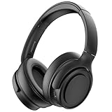 ADOOPE Wireless Headphones | 94dB Volume Limited Hearing Protection | Built-in Mic | Bluetooth 5.3 | Foldable & Durable Headset for School, Travel | Ideal Back to School Gift for Kids(Black)