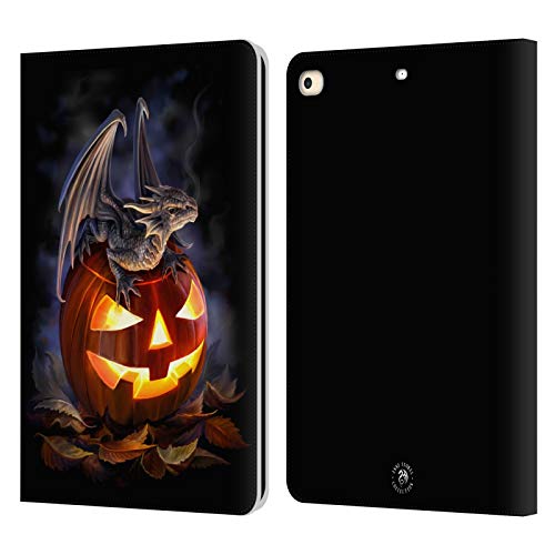 Étui portefeuille en cuir iPad 9.7 Anne Stokes motif dragon sorcier