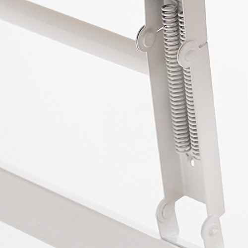 Mesa de estudio plegable 100x60 blanca para oficina en casa y mesa de comedor auxiliar 5