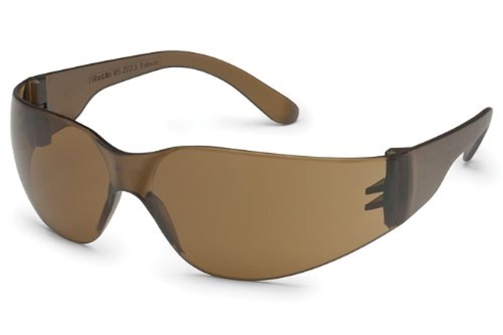 Gateway Safety 4687 UL-Certified StarLite Safety Glasses, Mocha Anti-Fog Lens, Mocha Temple (Pack of 10) — image 1